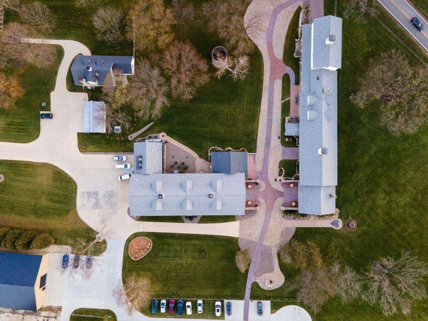 A completed driveways job at a house